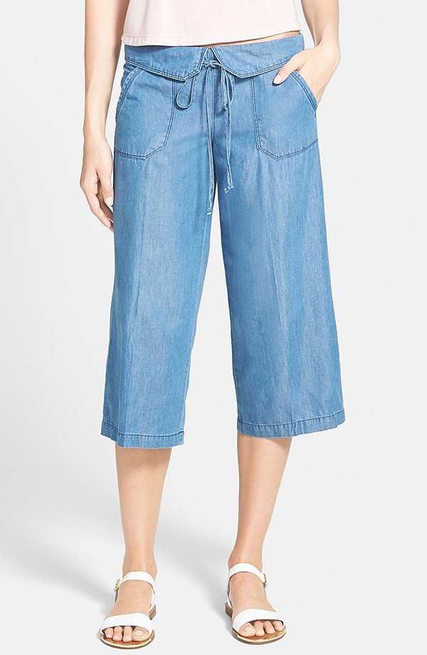 Jolt Denim Gaucho Pants ($46) | The 7 Biggest Denim Trends For Fall | POPSUGAR Fashion