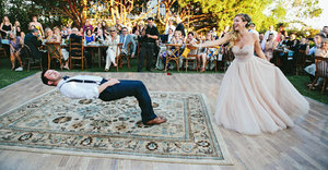 Bride Puts A Spell On Her Magician Groom During Their First Dance