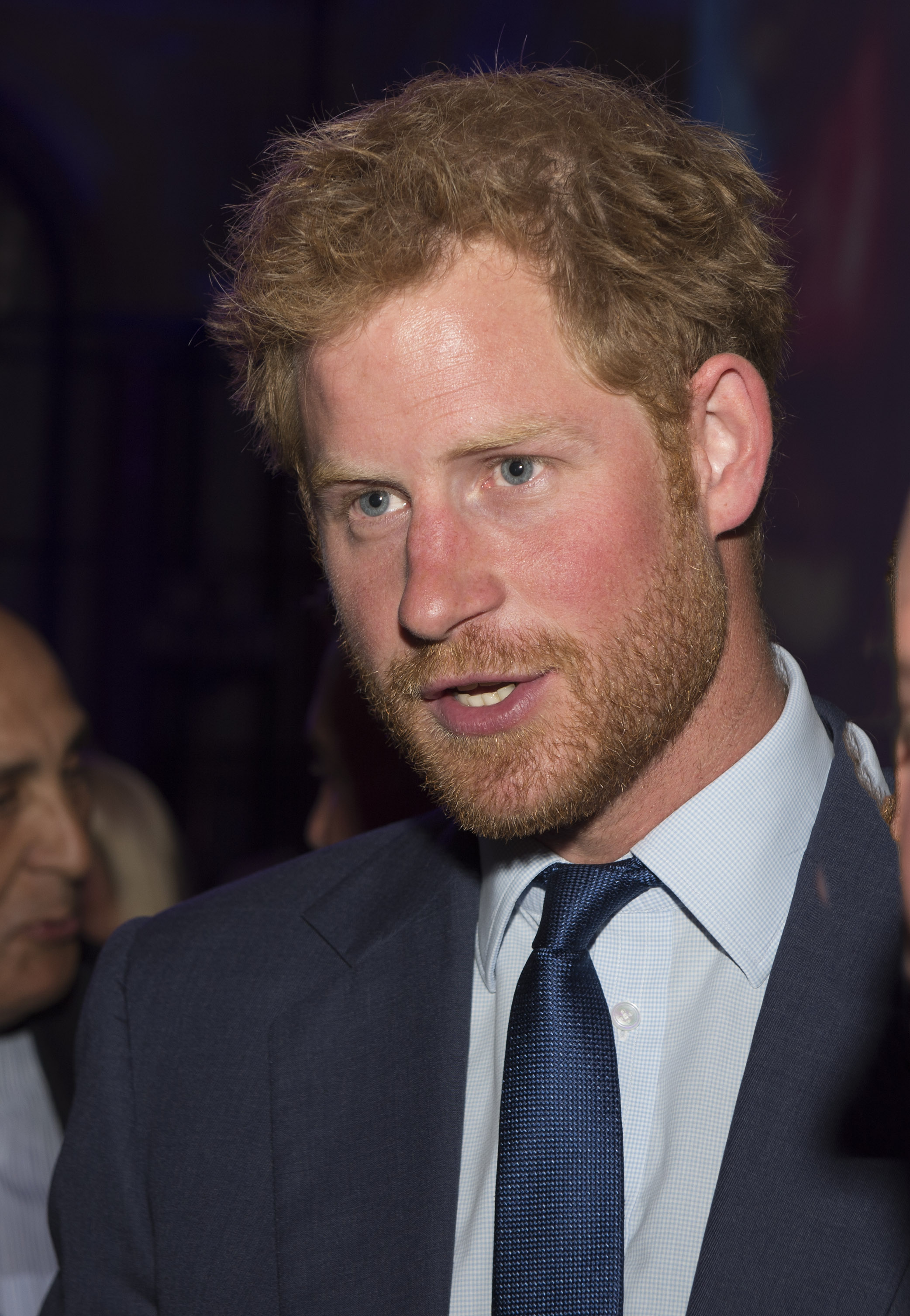 Prince Harry Steps With Scruff,