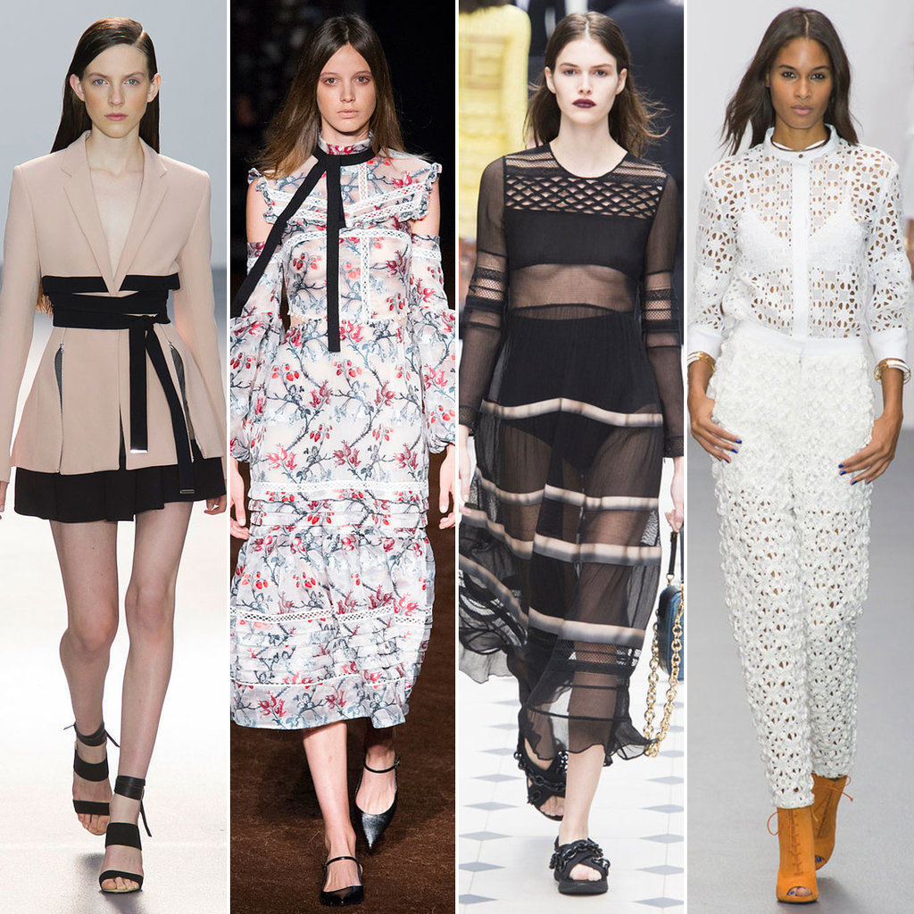 London Fashion Week Trends Spring 2016 Popsugar Fashion 