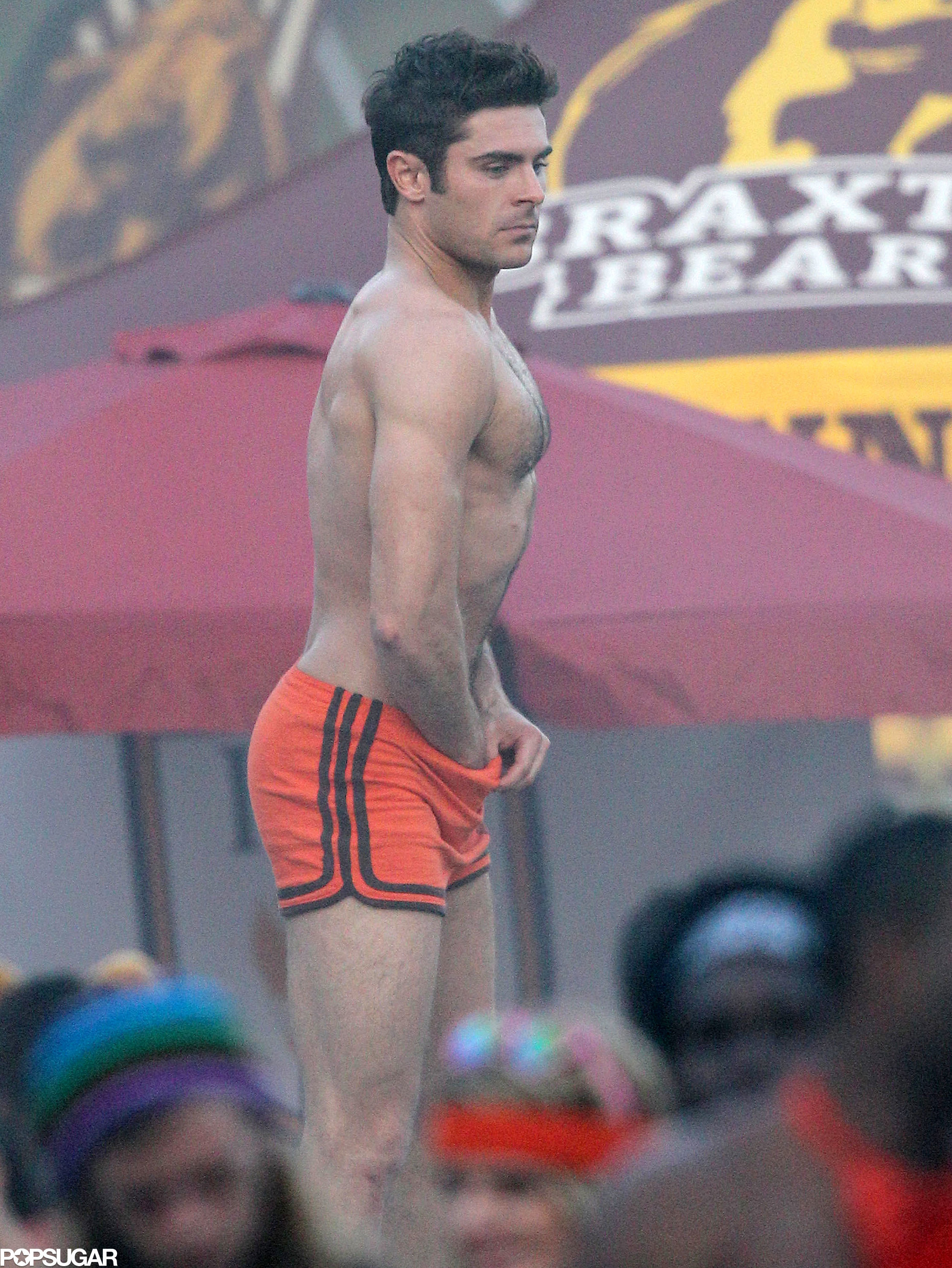 Celebrity Entertainment Zac Efron Grabbing His Bulge On Set Will Leave You In A Cold Sweat