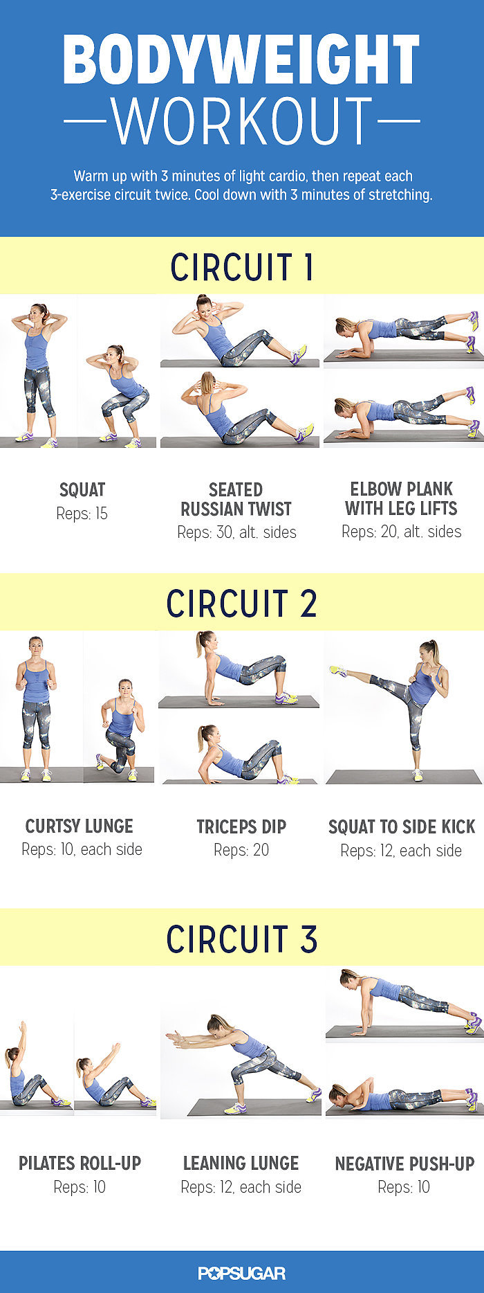 Fitness, Health & Well-Being | This At-Home Bodyweight Workout Leaves