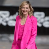 Cate Blanchett's Bright Pink Suit Makes Us Feel Like Summer Never Ended