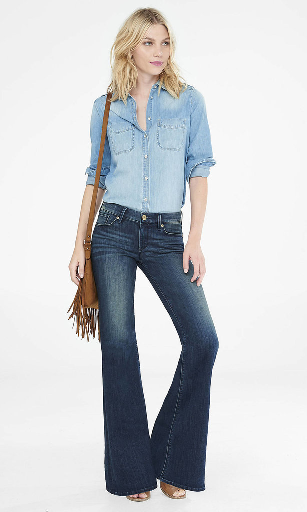 wide flare jeans