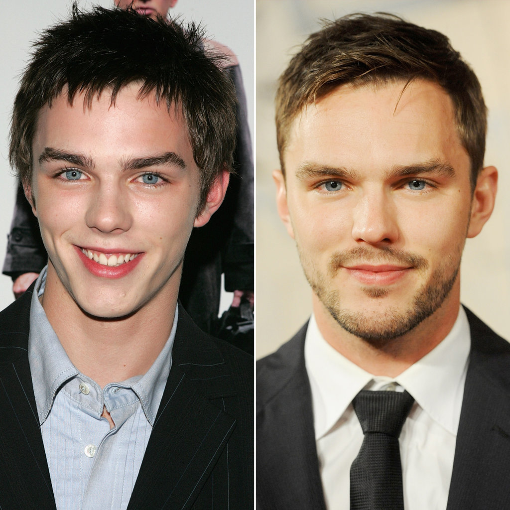 Nicholas Hoult in 2005 and 2015