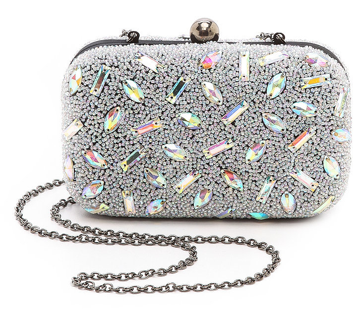 Santi Hologram Bead Box Clutch ($195)

