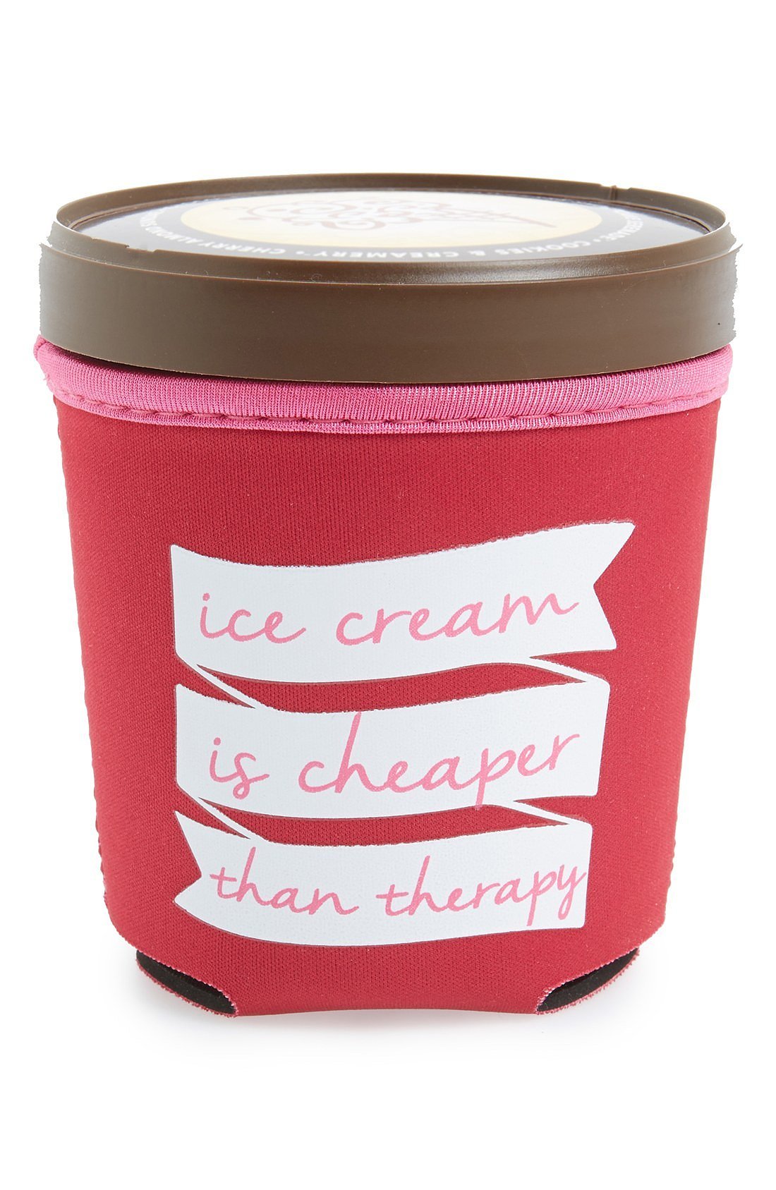 Design Ideas 'Ice Cream Is Cheaper Than Therapy' Ice Cream Pint Huggy