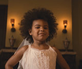 Beyoncé Adorably Upstaged Blue "Formation"