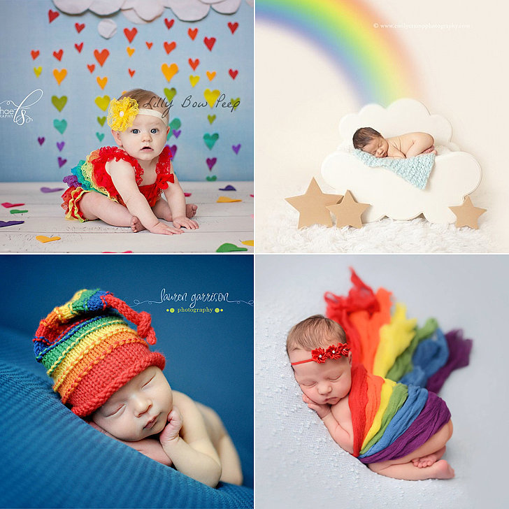 Rainbow Baby Photo Ideas | POPSUGAR Moms