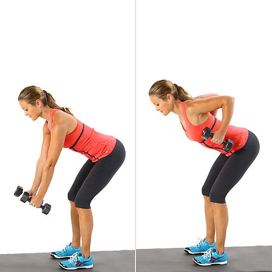 Dumbbell Row The 3 Move Workout For When Youre Pressed For Time Popsugar Fitness 