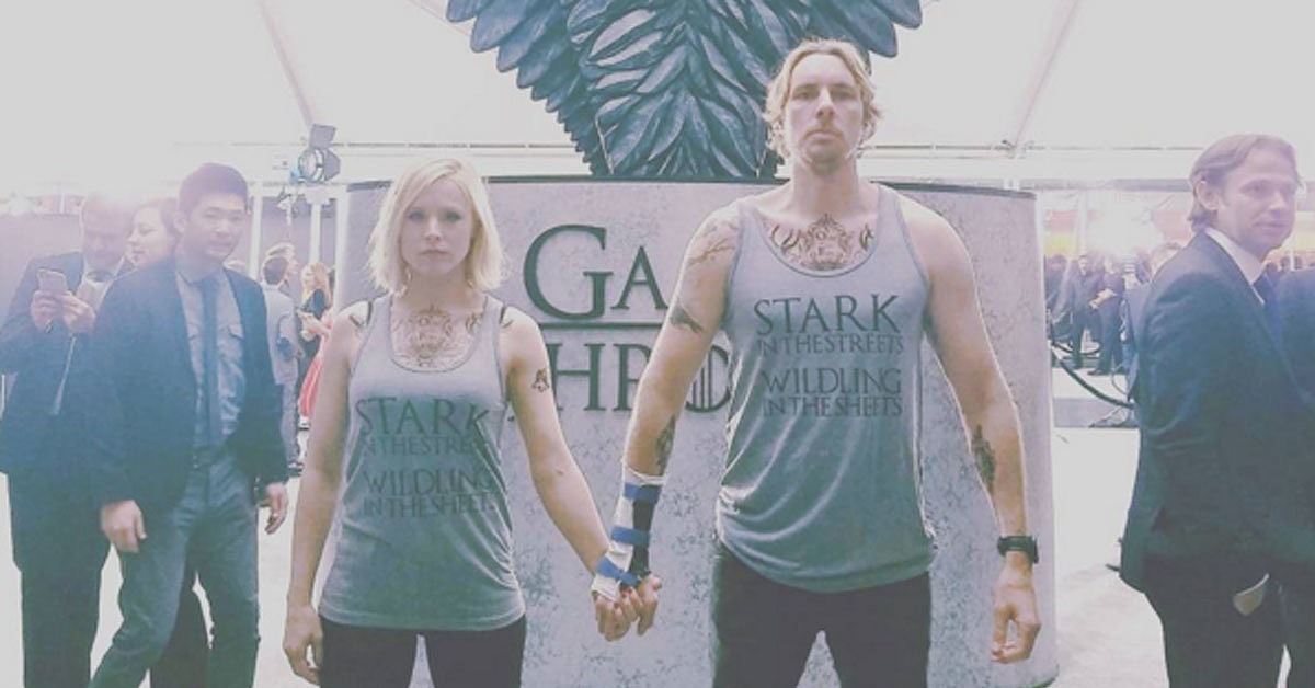 Kristen Bell, Dax Shepard at Game of Thrones Premiere 2016 POPSUGAR