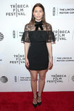 Jessica Biel's Lacy Layer Is the Antidote For the Too-Basic Black Dress