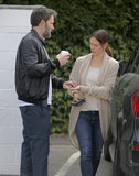 Affleck Jennifer Garner Have Sweet