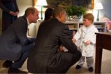 Prince George Casually Meets President