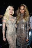 Ciara and Gwen Stefani Went Twinning in Their Naked Dresses