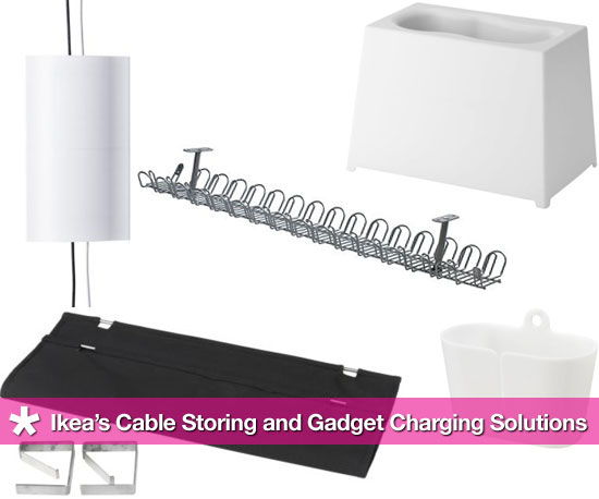 Ikea's Affordable Cable Management and Gadget Charging Solutions Ikea's Affordable Cable Management and Gadget Charging Solutions