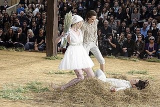 Chanel Goes Farm Girl, Takes a Roll in Hay for Spring 2010 Chanel Goes Farm Girl, Takes a Roll in Hay for Spring 2010