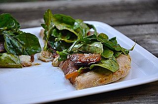 Pizza Topped with Salad Pizza Topped with Salad