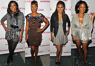 Photo of Gabrielle Union, Eve, Tracie Thoms, and Nia Long at Good Hair Premiere in LA Photo of Gabrielle Union, Eve, Tracie Thoms, and Nia Long at Good Hair Premiere in LA
