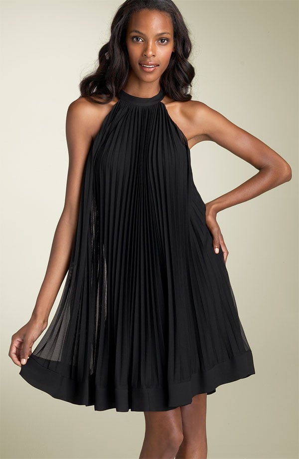 ECI Pleated Mesh Trapeze Dress $98 @ Nordstrom | Ten LBDs For One