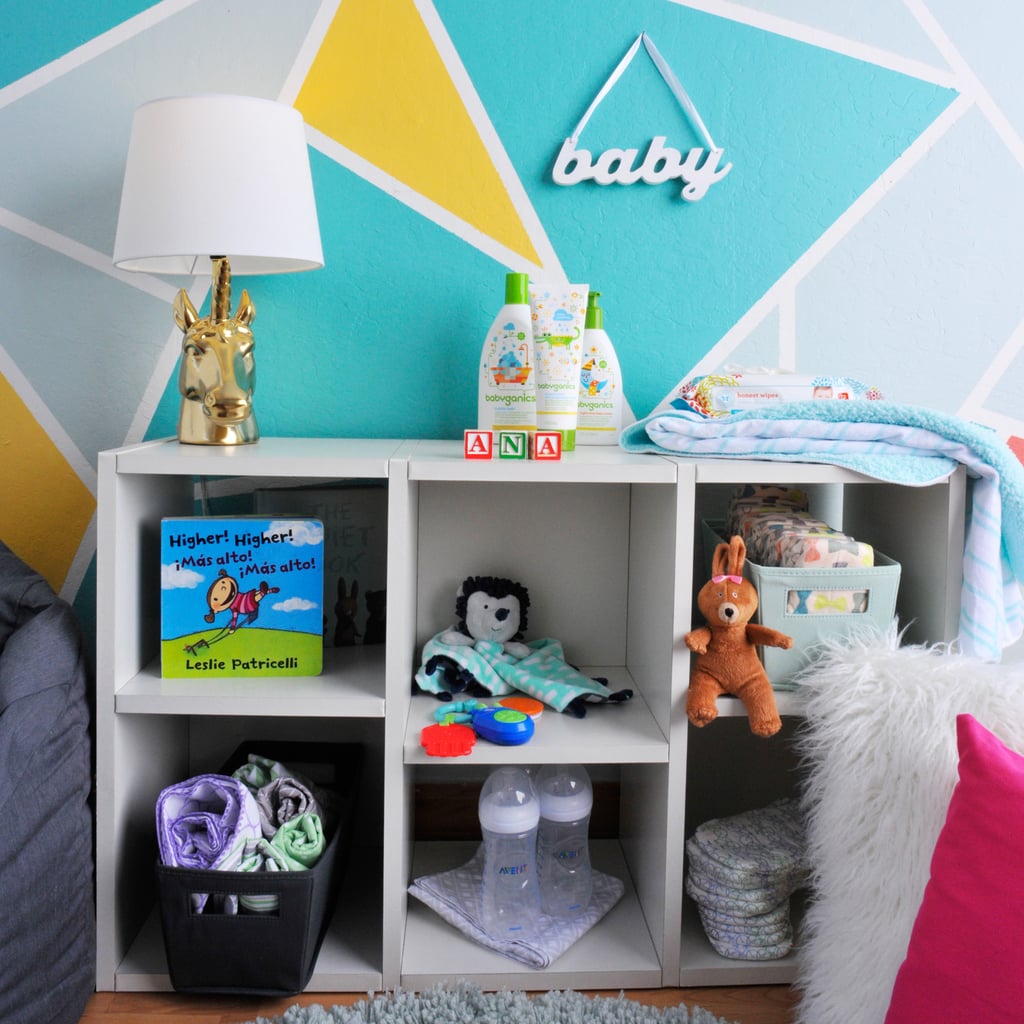 DIY Geometric Nursery Wall POPSUGAR Latina