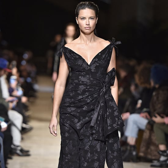 Adriana Lima at Miu Miu Fashion Show Fall 2016