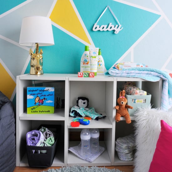 DIY Geometric Nursery Wall