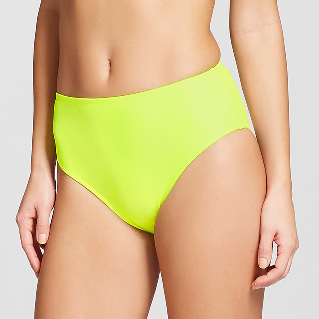 Xhilaration High Waist High Leg Cheeky Bikini Bottom Lea Michele