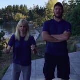 Chris Pratt Anna Faris Push-Ups