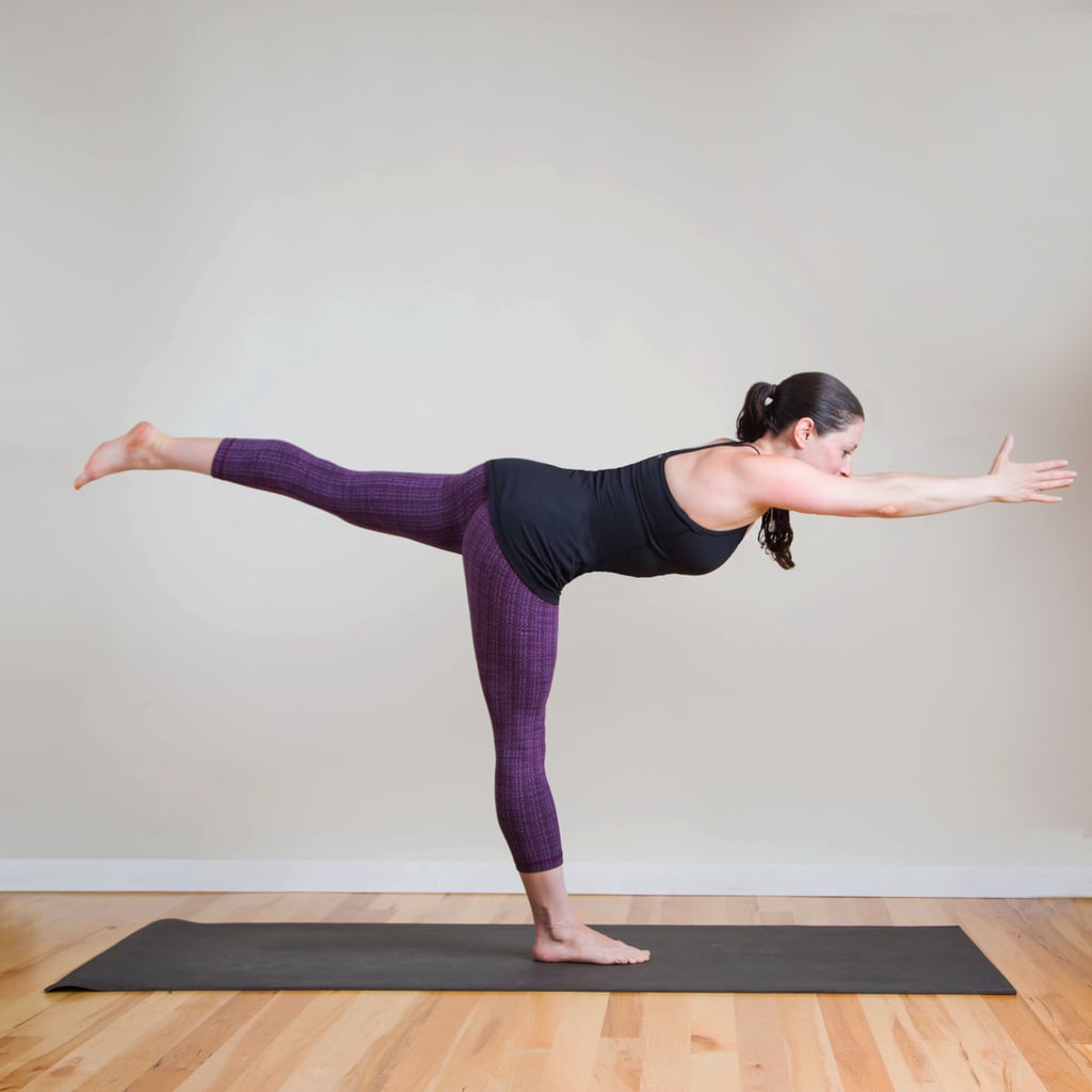 Warrior 3 Five Minute Yoga Sequence POPSUGAR Fitness Photo 6