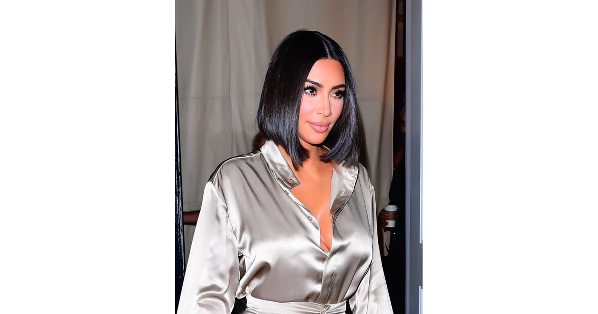Kim Kardashian S Short Bob Haircut Photos Popsugar Beauty Photo