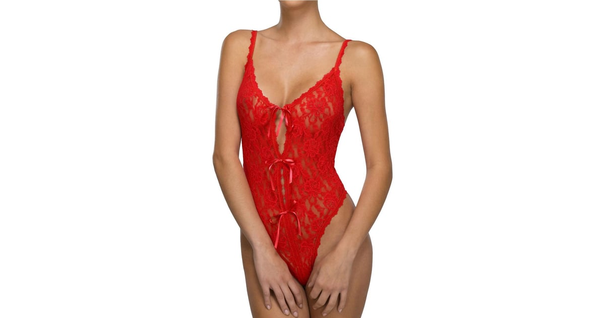Hanky Panky After Midnight Open Panel Teddy Affordable Lingerie Popsugar Fashion Photo