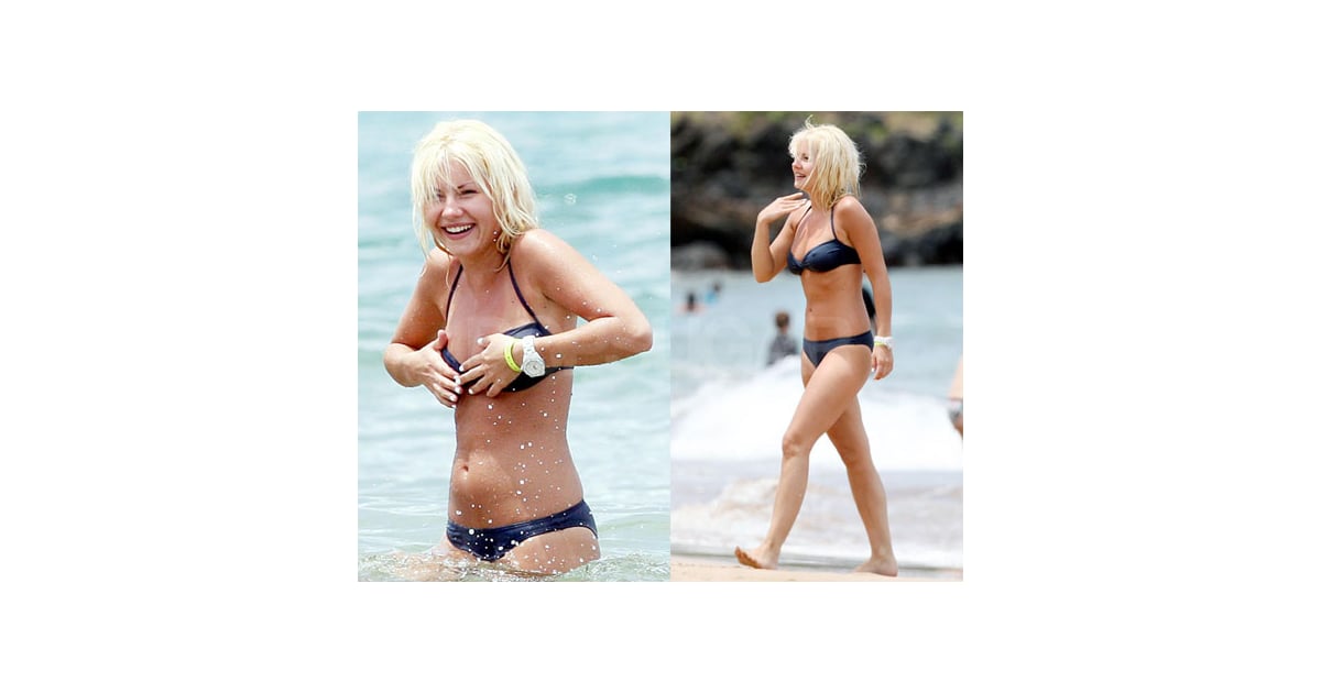 Elisha Cuthbert Avoids A Nip Slip Showing Off Her Bikini Body In Hawaii