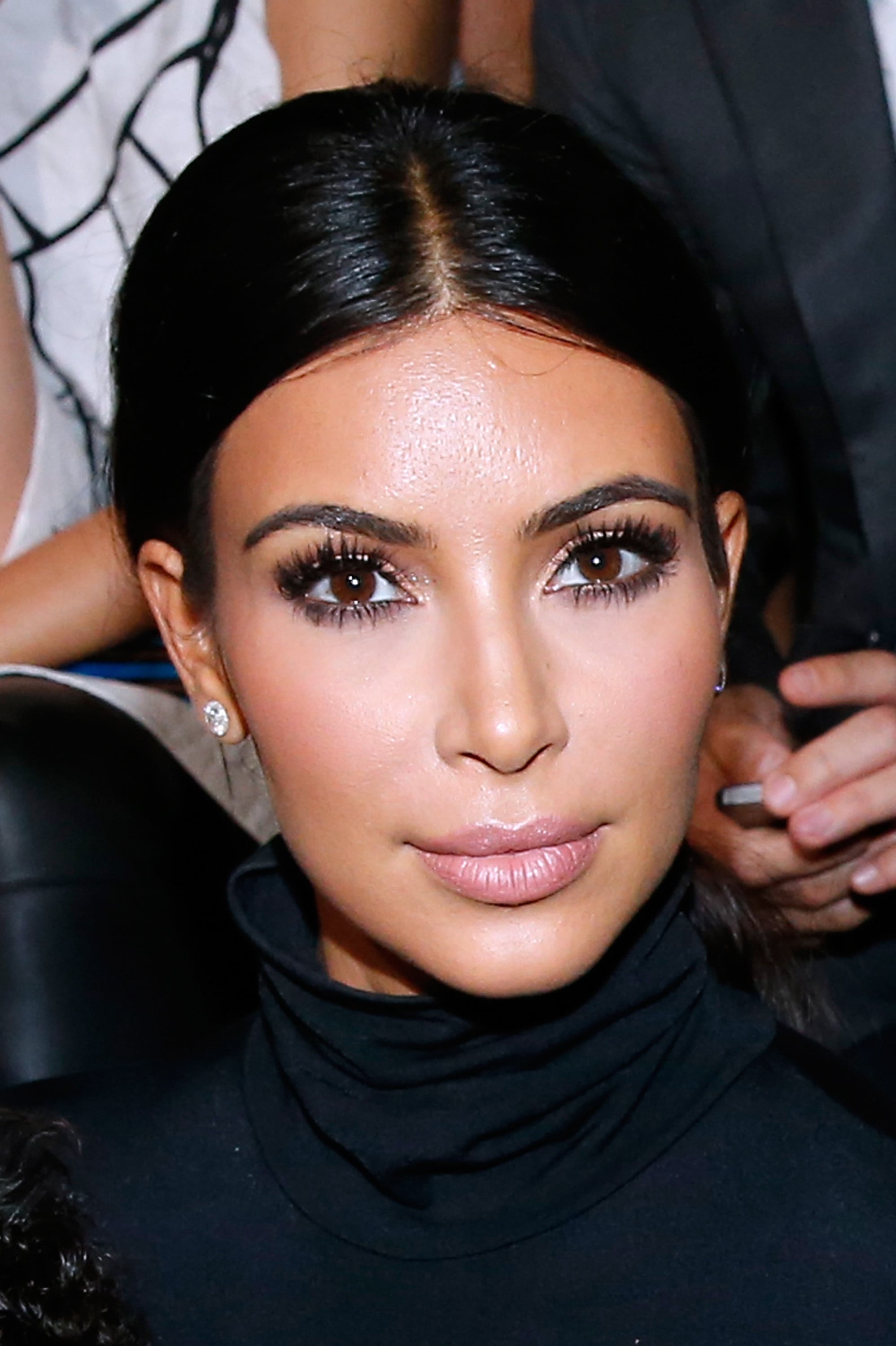 Kim Kardashian Olivia Palermo's TwoToned Metallic Eye Is Mesmerizing