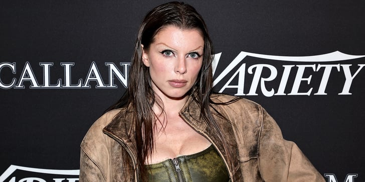 Julia Fox Wears Sheer Lingerie In Knwls Fall Winter Campaign Popsugar Fashion