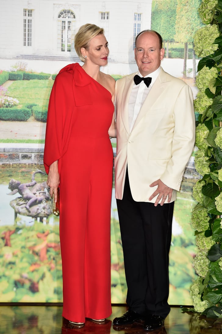 Princess Charlene Of Monaco Jumpsuit Red Cross Ball Popsugar Latina