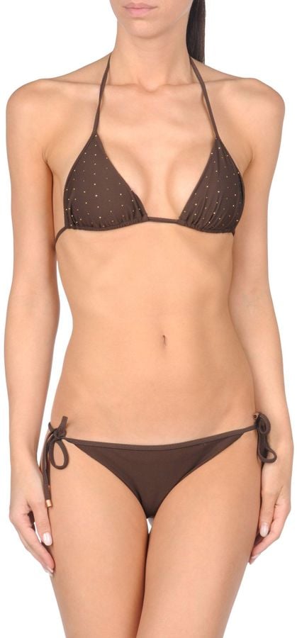Patrizia Pepe Beachwear Bikini Bella Hadid S Straw Hat And