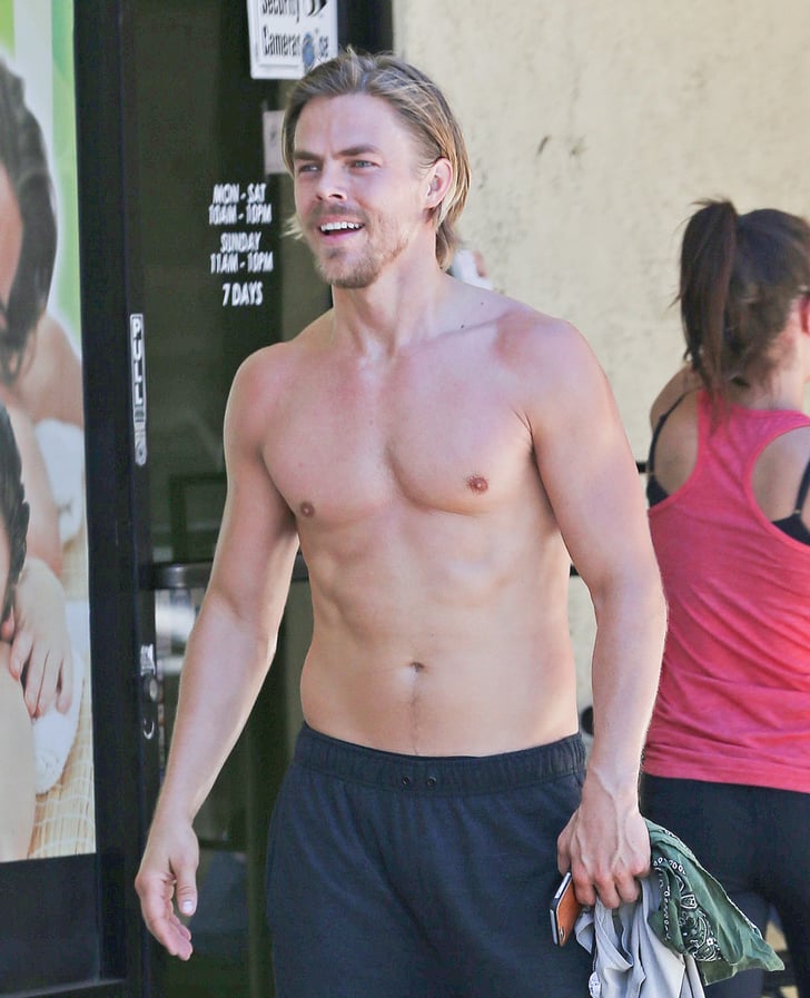 Derek Hough Shirtless In La July Pictures Popsugar Celebrity Photo