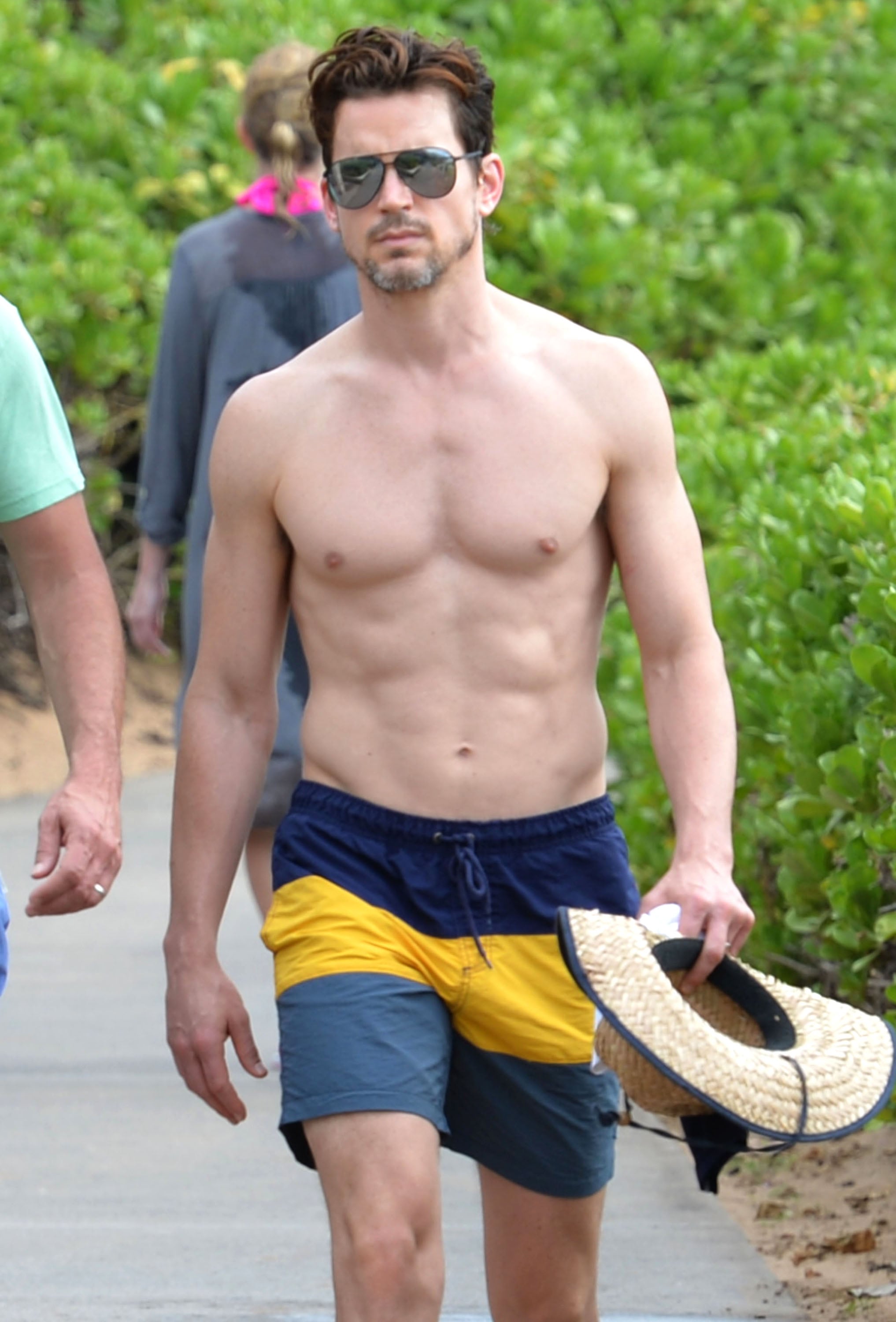 Celebrity Entertainment Shirtless Matt Bomer Is Out Of Control Sexy In Hawaii Popsugar