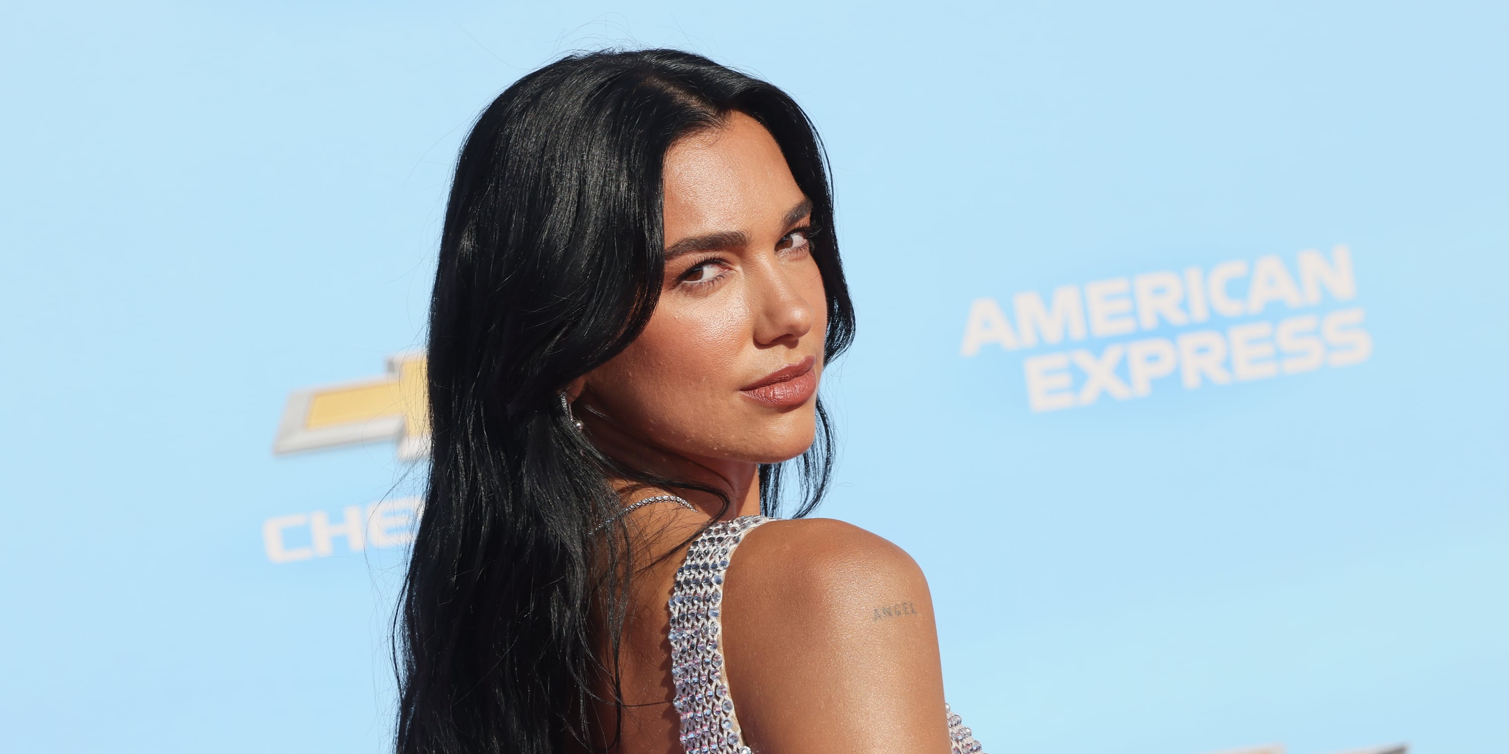 Dua Lipa S Naked Dress At Barbie La Premiere Popsugar Fashion