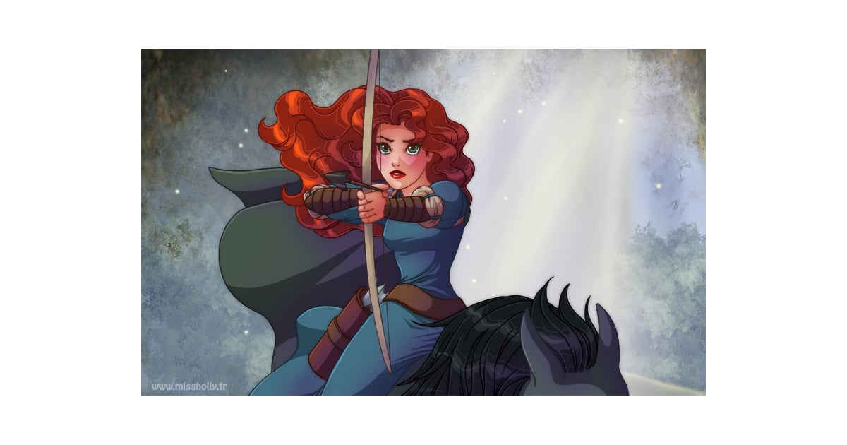 Classic Princess Merida Disney Princess Art Popsugar Love Sex