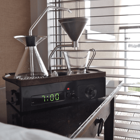 alarm clock coffee maker tastemade
