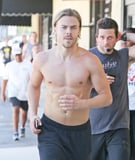 Derek Hough Ditches Shirt We're