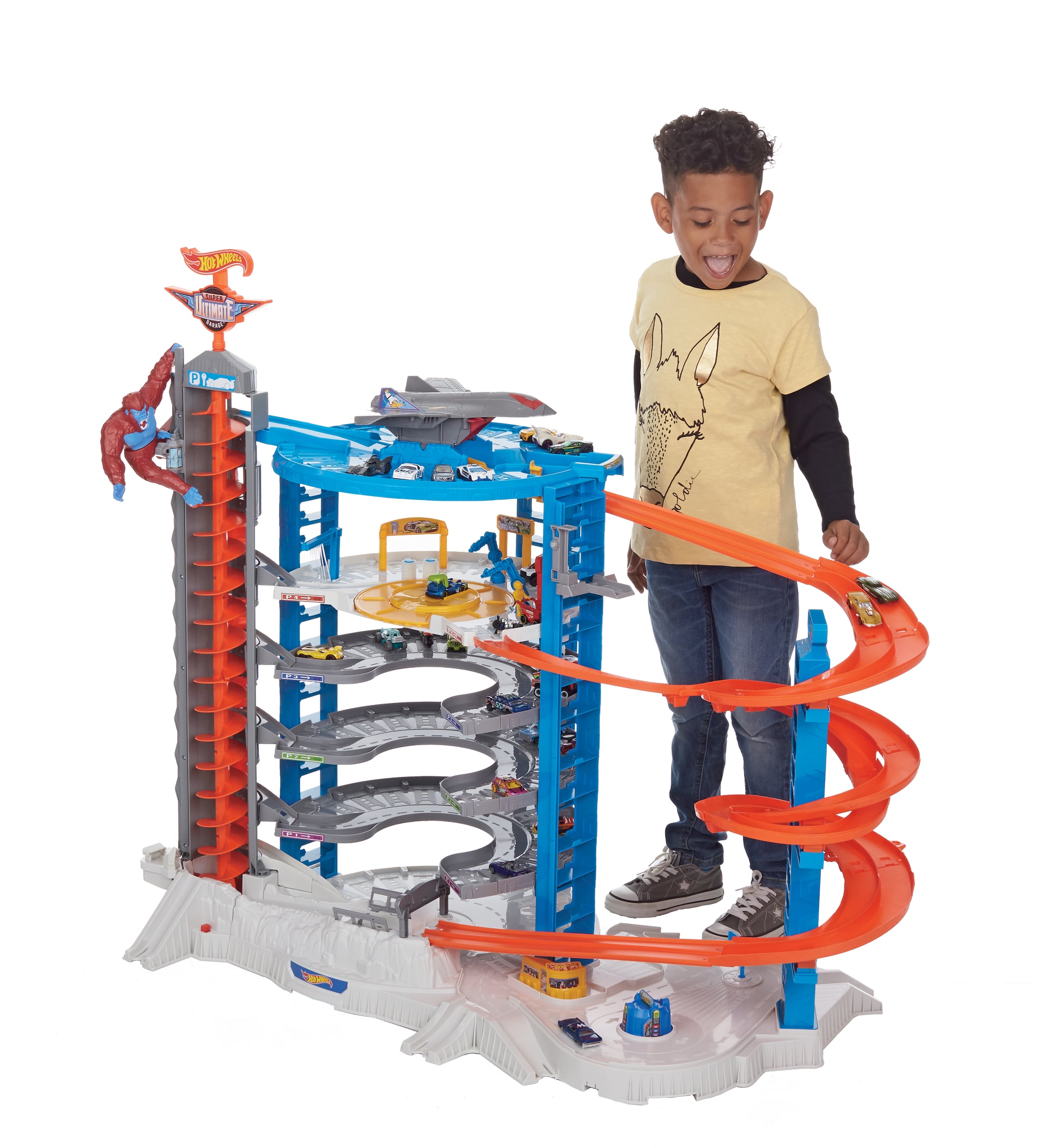 Pista De Juguete Hot Wheels City Super Ultimate Garage Plazavea My