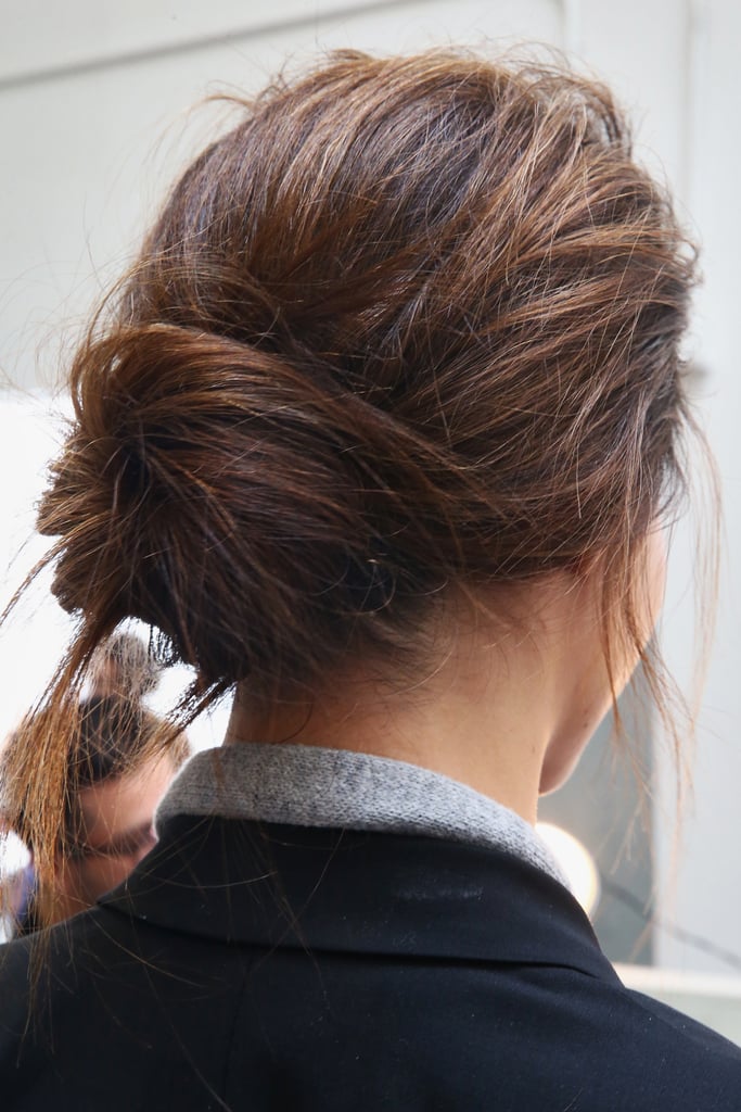 Bun Hair Trend Fall 2014 New York Fashion Week POPSUGAR Beauty