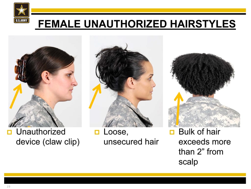 Women With Natural Hair Petition Army Regulation 6701 POPSUGAR Beauty