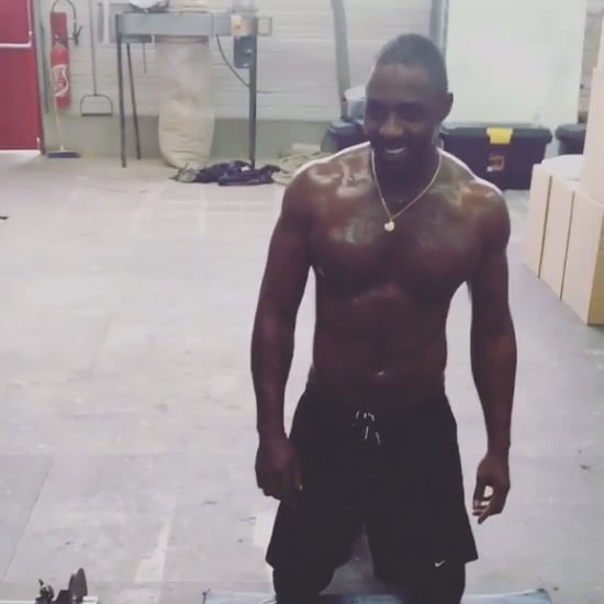 Johnny Depp Sweaty and Shirtless