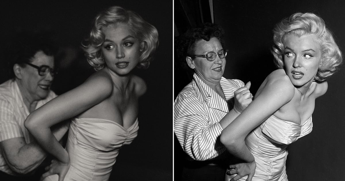 Ana De Armas As Marilyn Monroe In Blonde Pictures Popsugar Entertainment