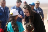 Angelina Jolie Talks About Her Kids While Visiting a Refugee Camp in Jordan