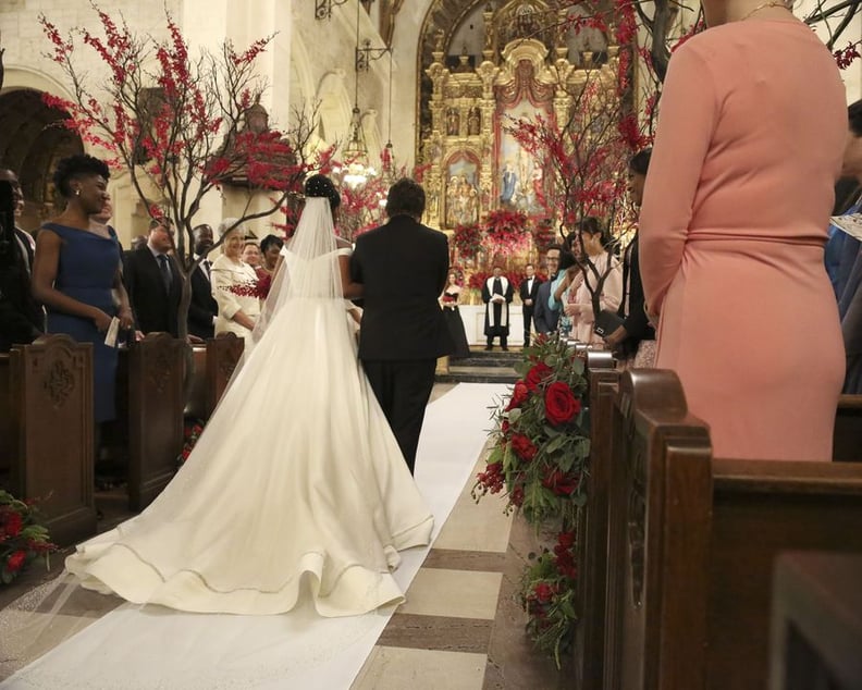 Olivia Pope S Wedding Dress On Scandal Popsugar Fashion